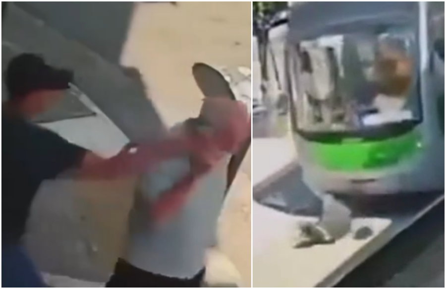 גנב טלפון מאדם ברחוב וכעבור שניות קיבל את עונשו | תיעוד