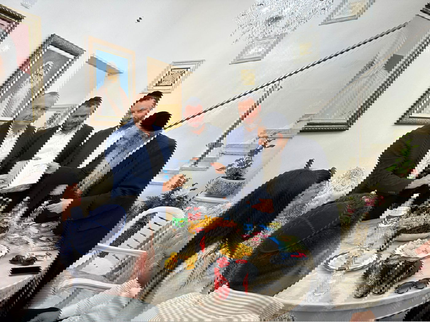 הגאון הרב ארוש עם בכירים אוקראינים