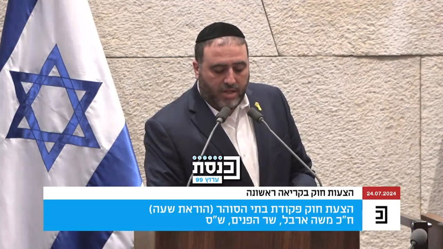 נאומו של ארבל היום במליאה