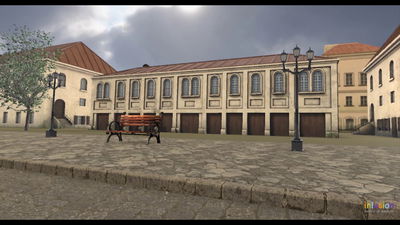 מתחם בית הכנסת העתיק בווילנה שנחרב