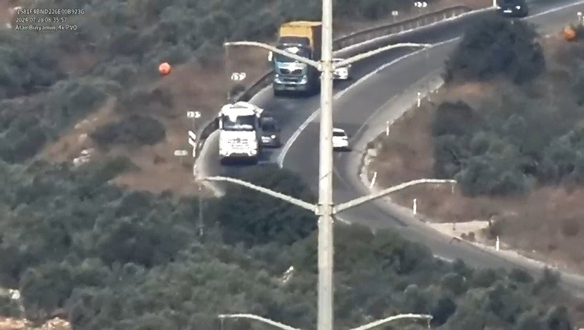 תיעוד העבירות מהרחפן