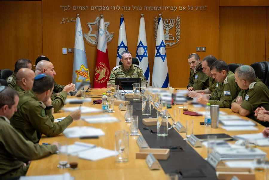 הרמטכ"ל בהערכת מצב בקריה