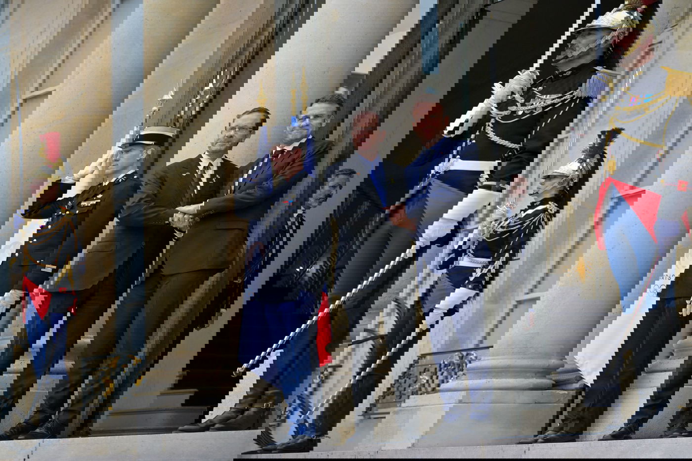 הרצוג בפריז, עם הנשיא מקרון, בסוף השבוע