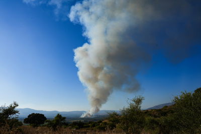 אש בצפון הארץ, אתמול