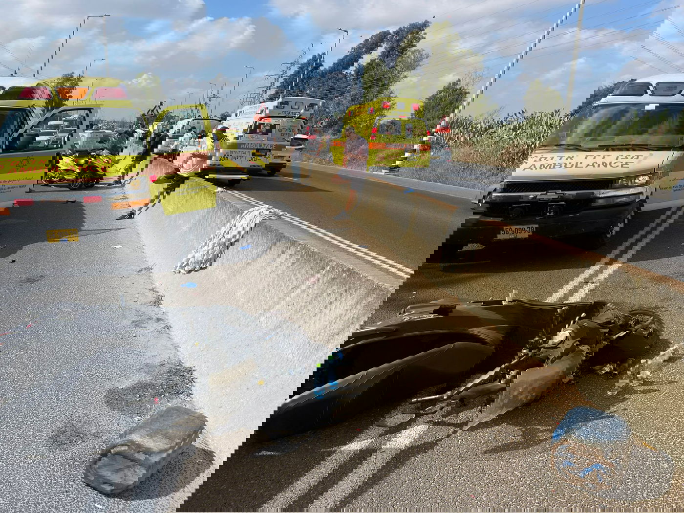 זירת התאונה