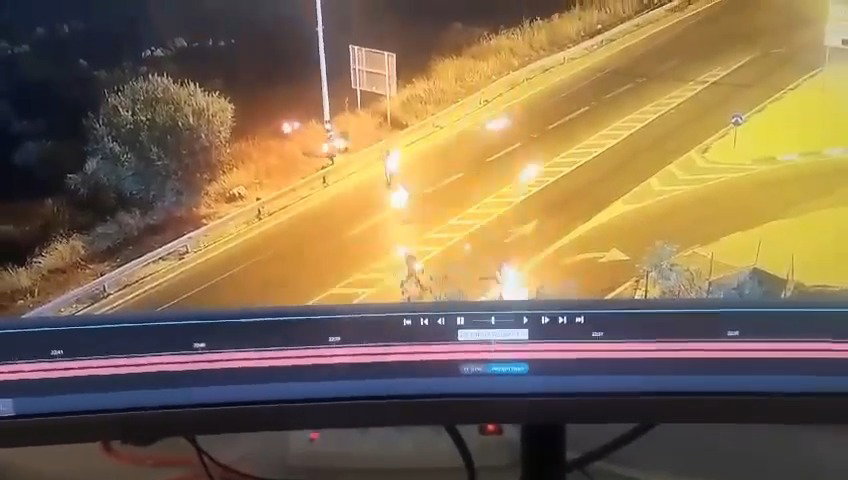 צפו: מחבלים משליכים בקבוקי תבערה לכיוון חניון קווים בביתר עילית