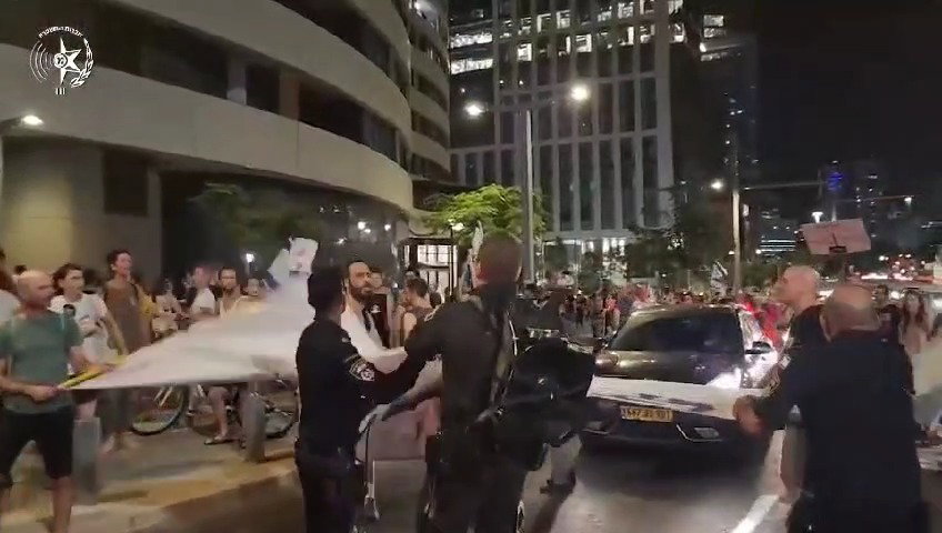 צפו בעימותים האלימים בתל אביב