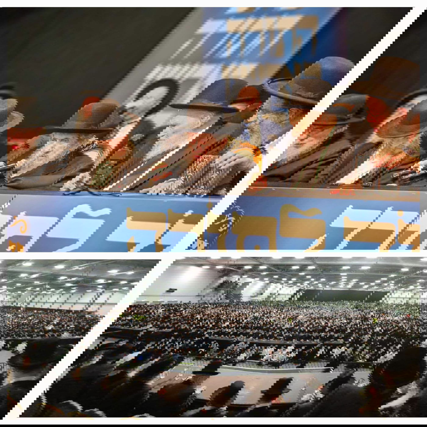  נושא את המשא המרכזי במעמד הגדול בלונדון, בהשתתפות עשרות אלפי תושבי אנגליה