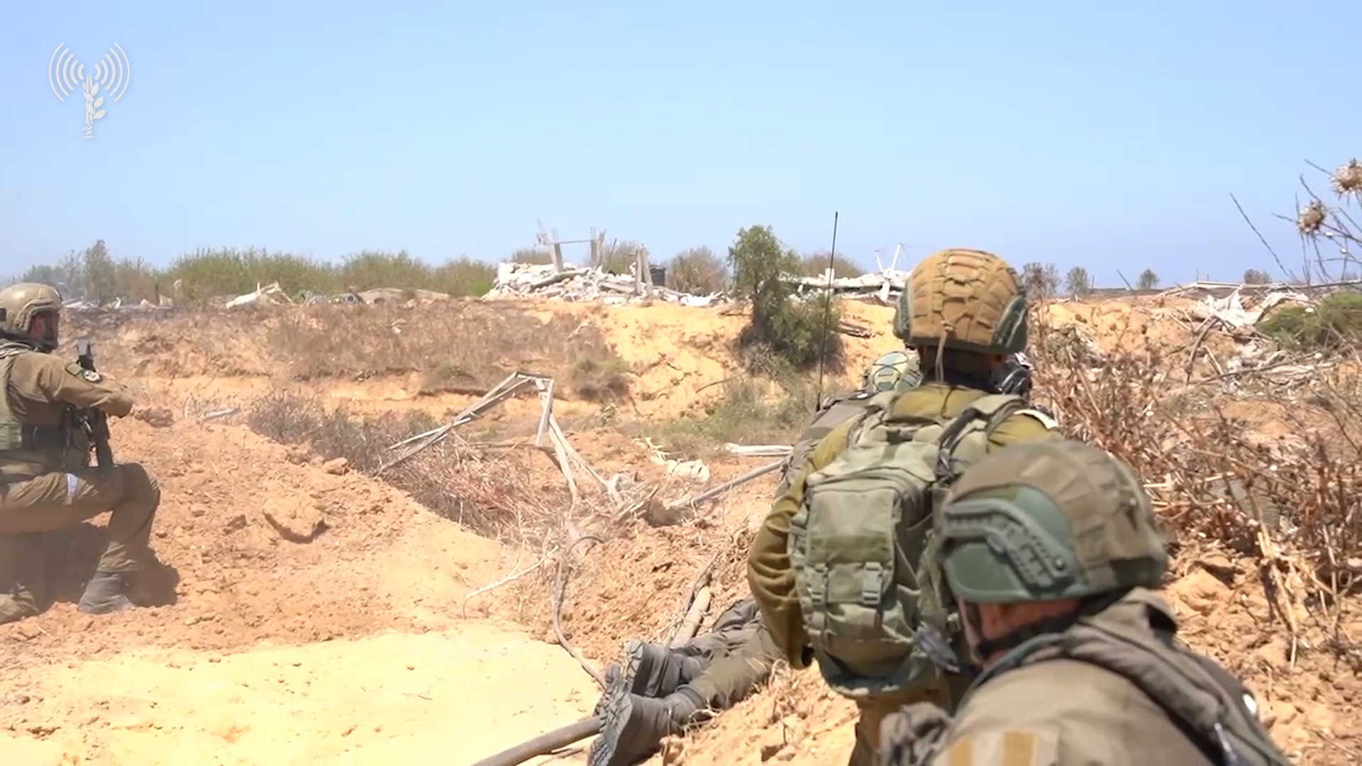 הלוחמים בעזה, אתמול