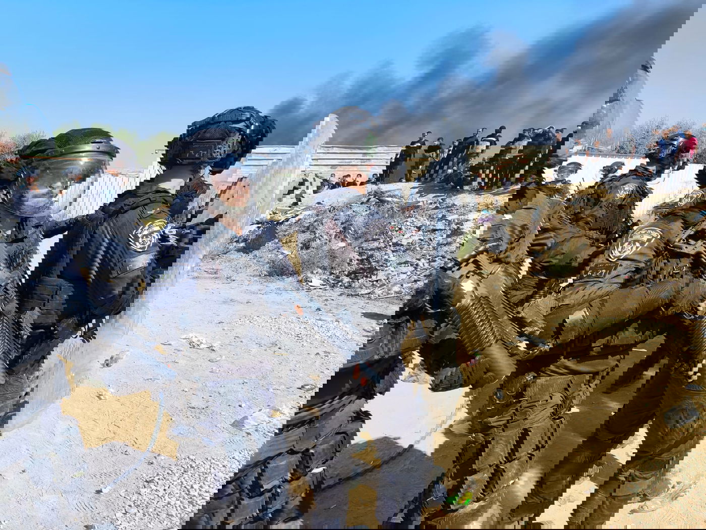 מהומה ביישוב הבדואי: הצתות ואבנים בניסיון למנוע צו הריסה