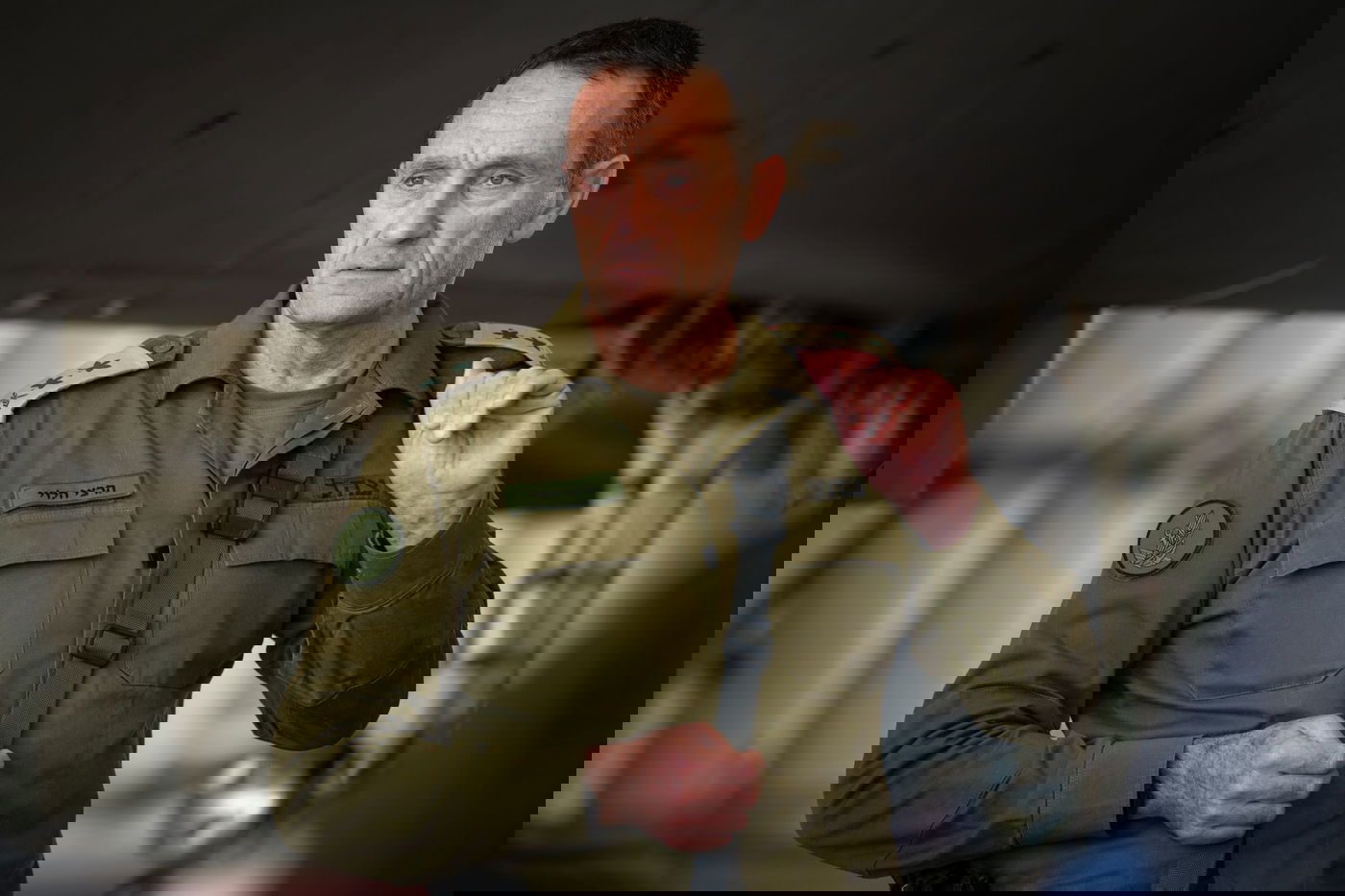 הלוי בשיחה עם הלוחמים