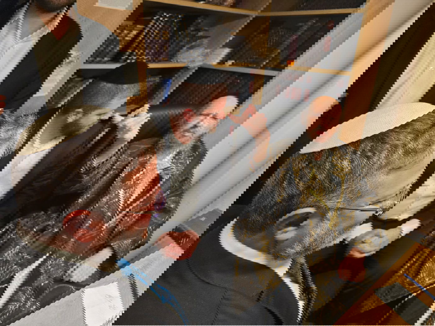 ביקור השר בן גביר אצל הגאון רבי דב קוק