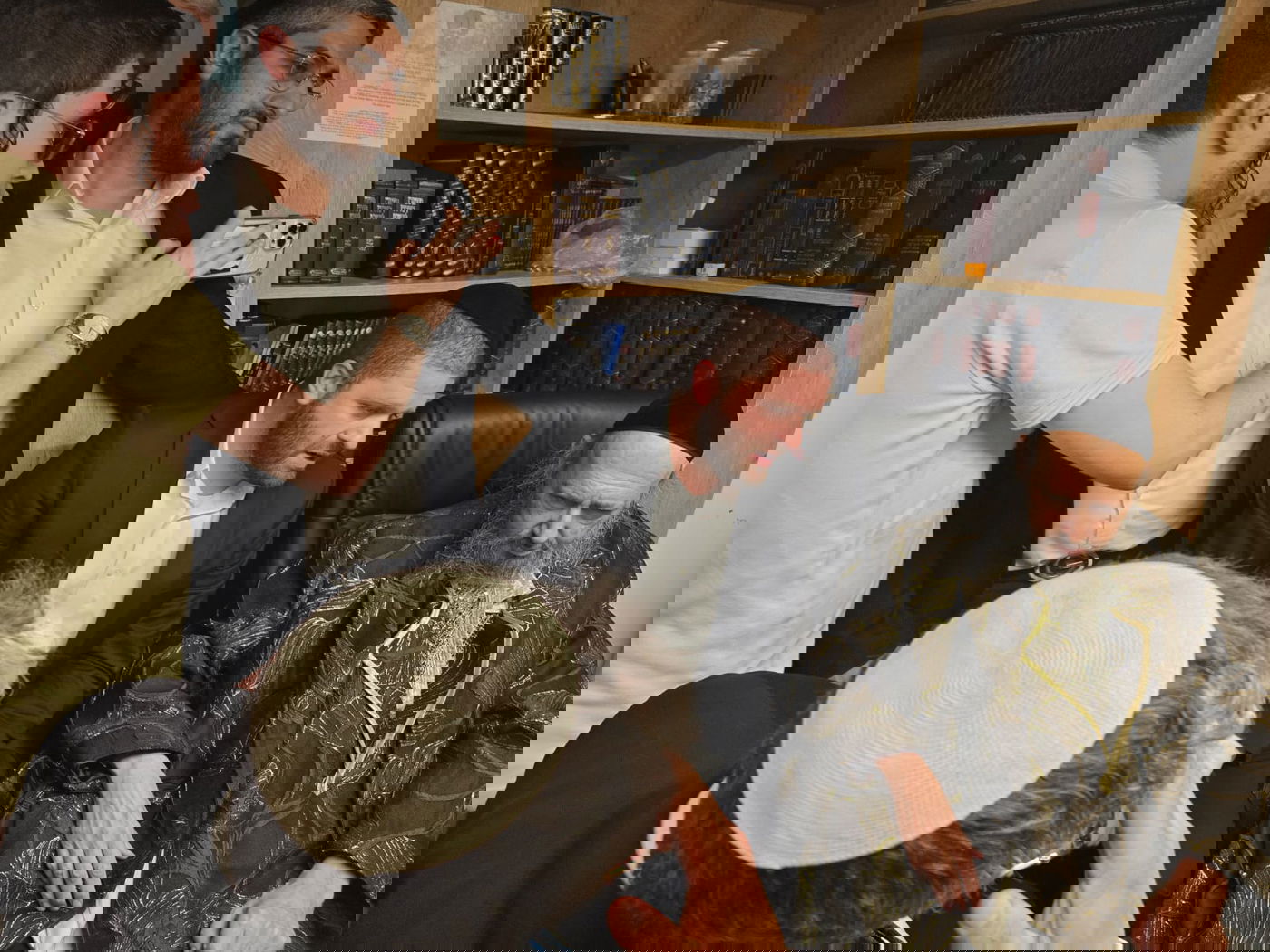 ביקור השר בן גביר אצל הגאון רבי דב קוק