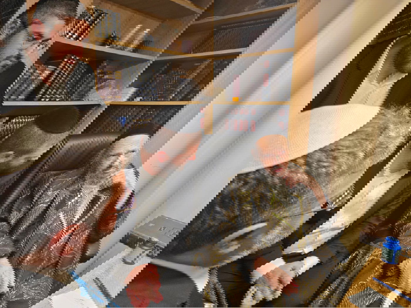 ביקור השר בן גביר אצל הגאון רבי דב קוק