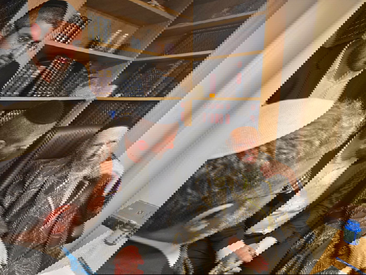 ביקור השר בן גביר אצל הגאון רבי דב קוק