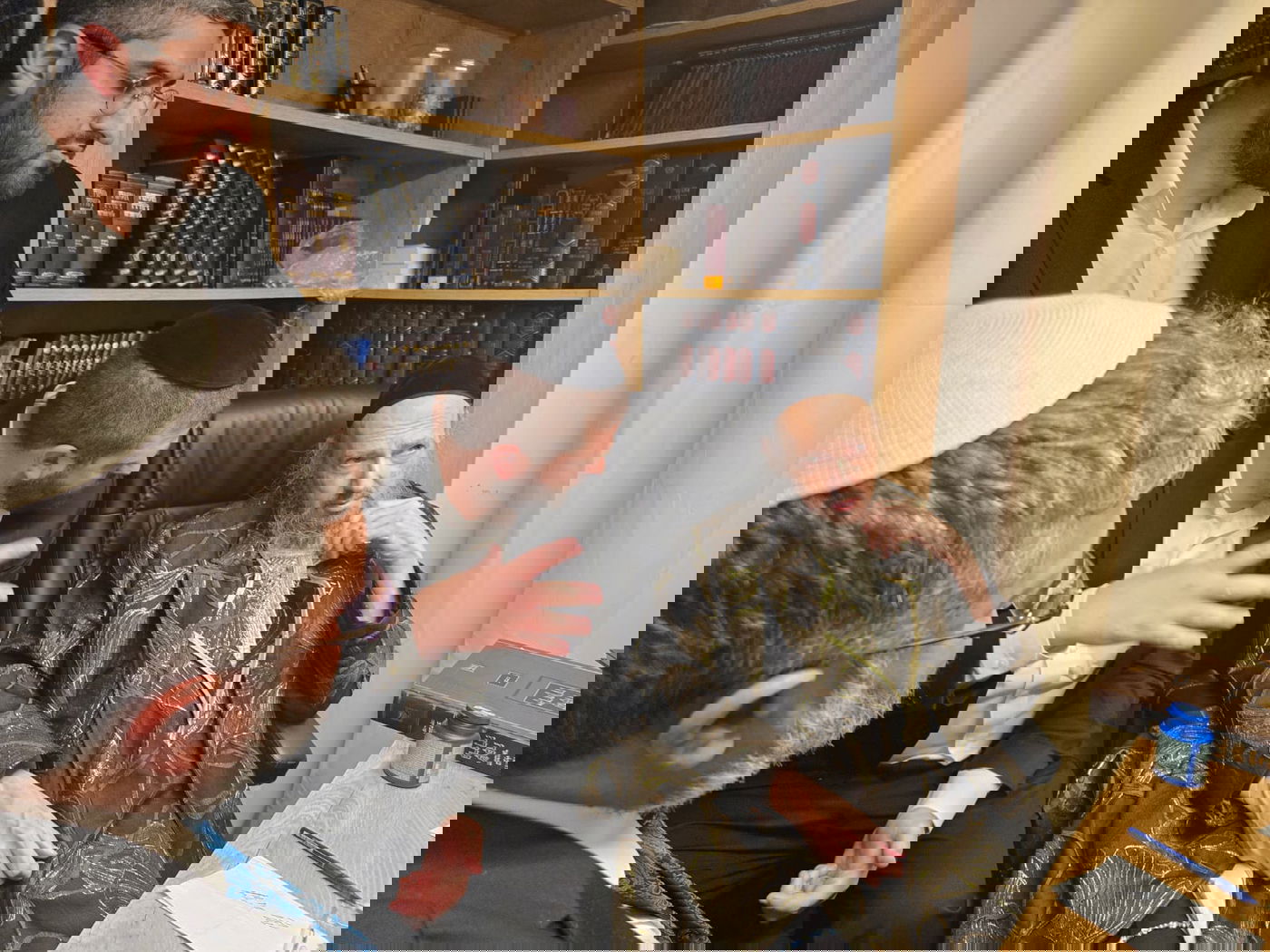 ביקור השר בן גביר אצל הגאון רבי דב קוק