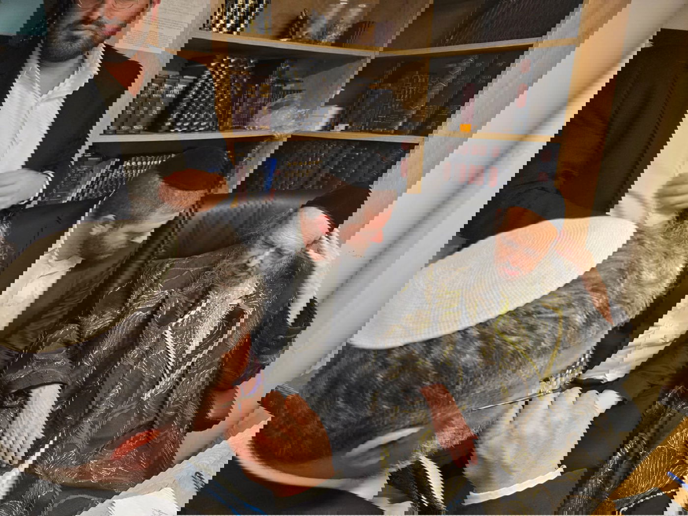 ביקור השר בן גביר אצל הגאון רבי דב קוק