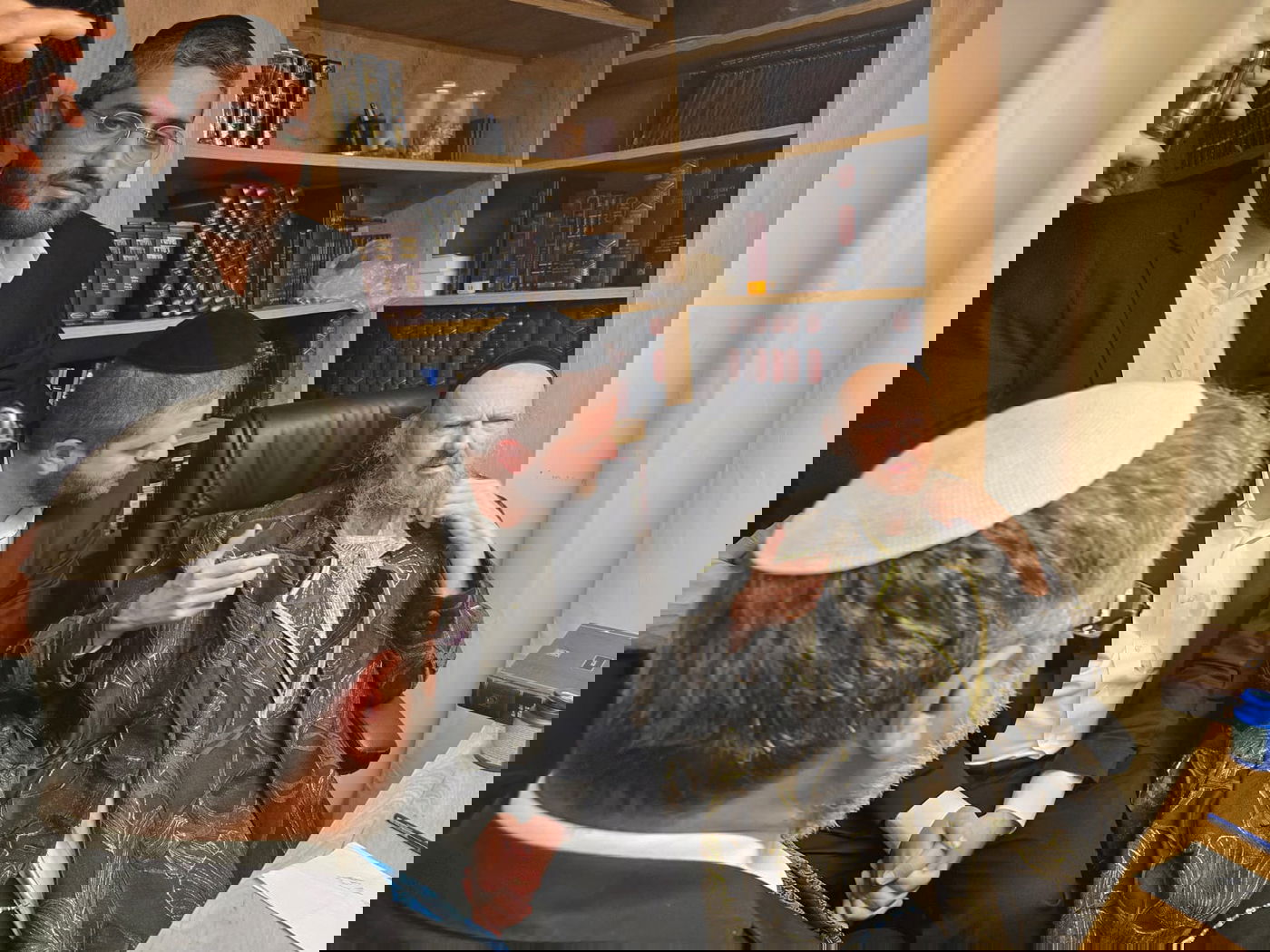 ביקור השר בן גביר אצל הגאון רבי דב קוק