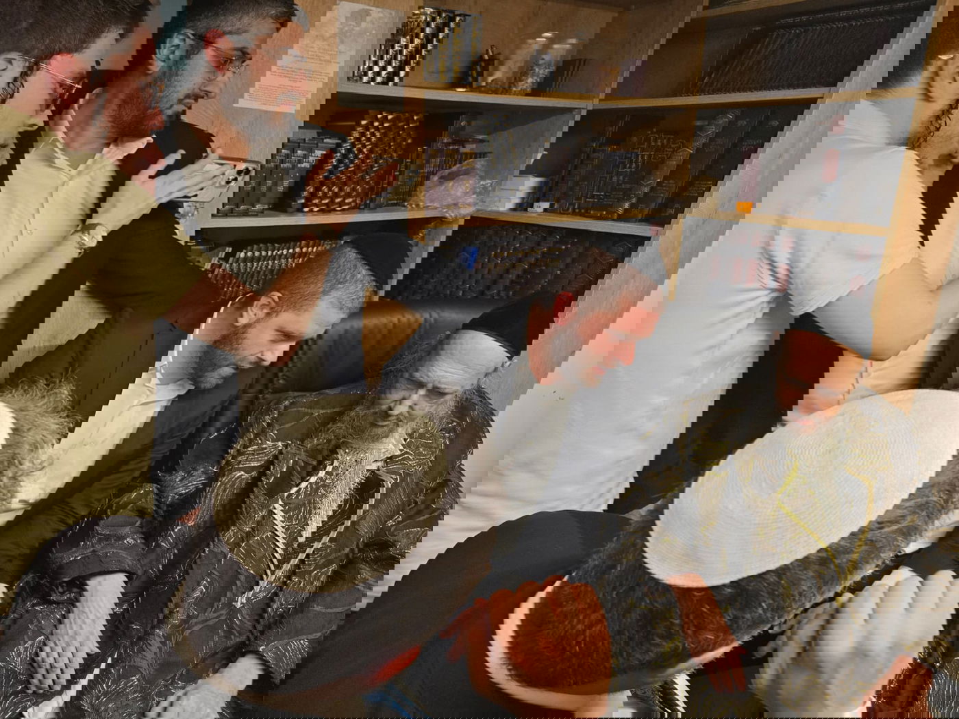 ביקור השר בן גביר אצל הגאון רבי דב קוק