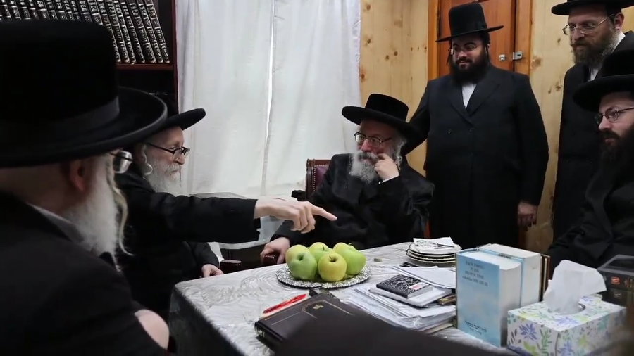 גאב"ד וויען בביקור אצל אחיו האדמו"ר מסערדאהעלי בקאנטרי
