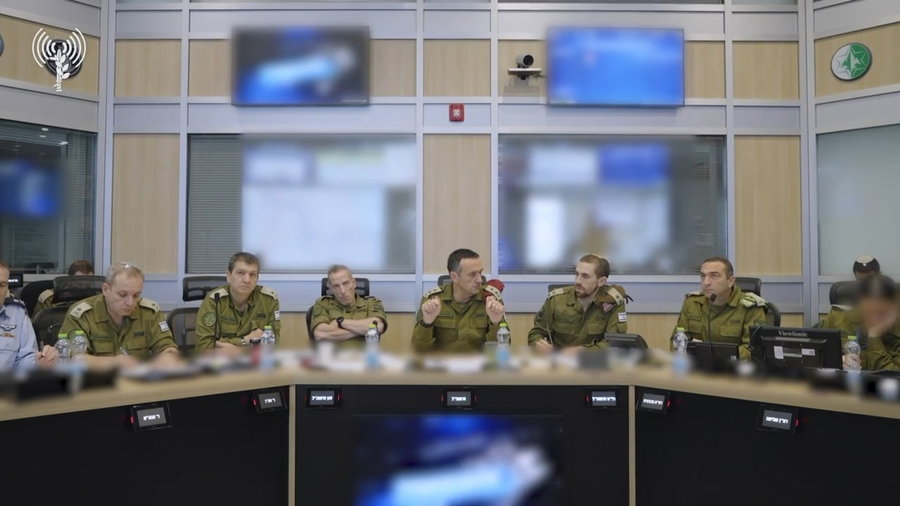 צפו בהערכת המצב עם פורום מטכ"ל והרמטכ"ל
