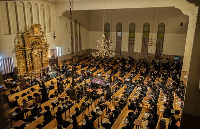 תשעה באב בהיכל ישיבת פוניבז' - ובביהמ"ד לדרמן בב"ב 