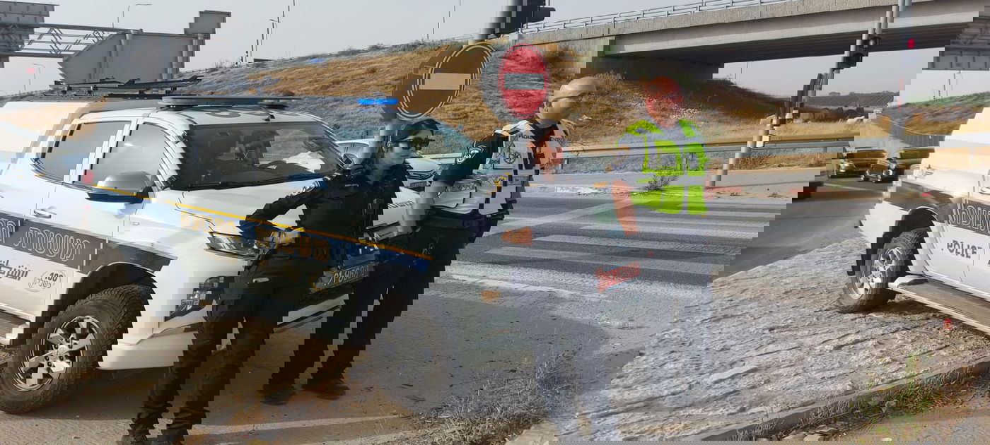 משטרת התנועה בסיוע אכיפה בכבישי הדרום | אילוסטרציה