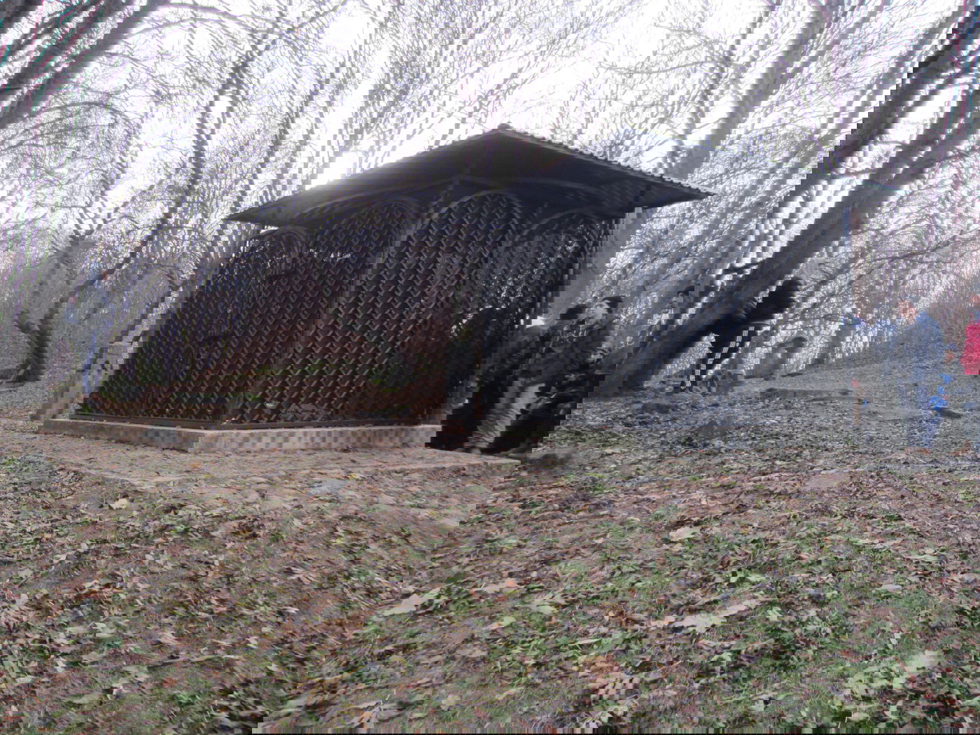 האוהל שעל קברו בבית הקברות היהודי הישן בלובלין