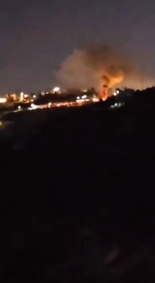 זירת פיצוץ רכב התופת  ליד חברון