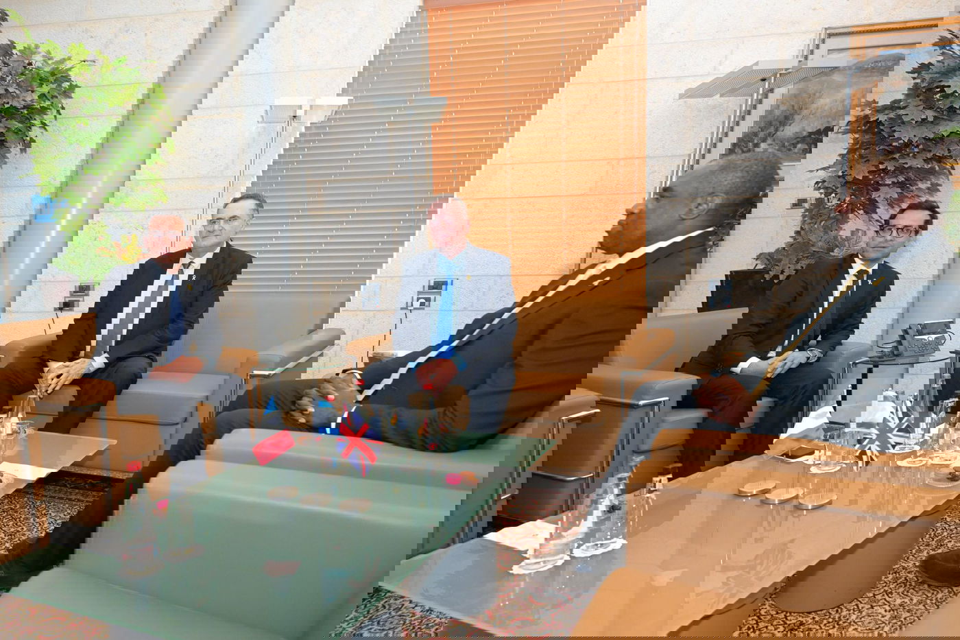 כ"ץ ואוסטין, בביקור עבר של האחרון בישראל