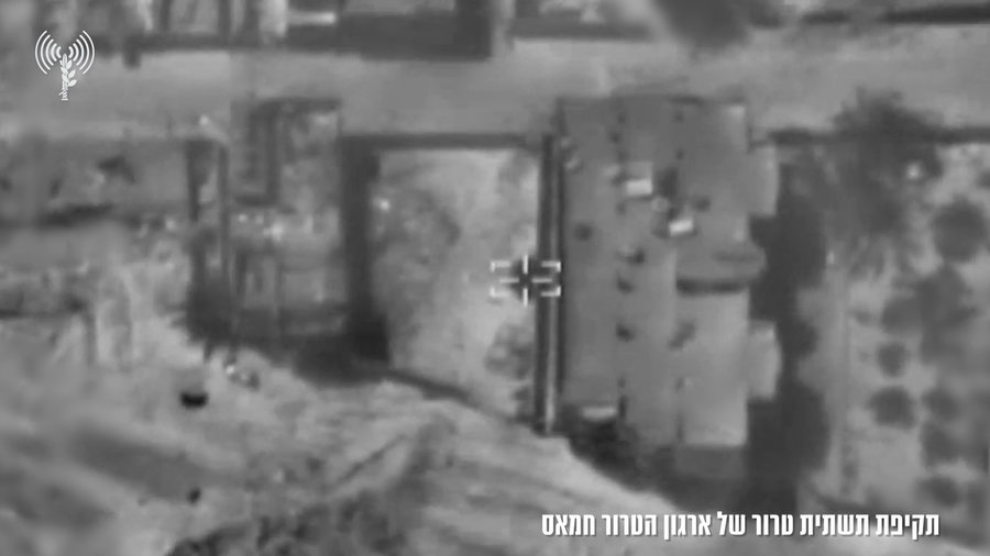 תיעוד מתקיפות צה"ל ברצועת עזה