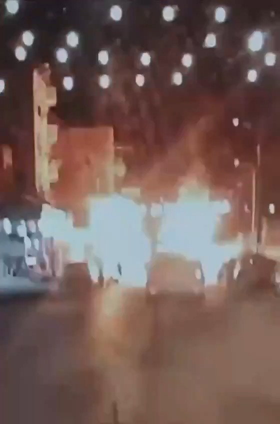 רגע הפגיעה ברכב המחבלים בג'נין