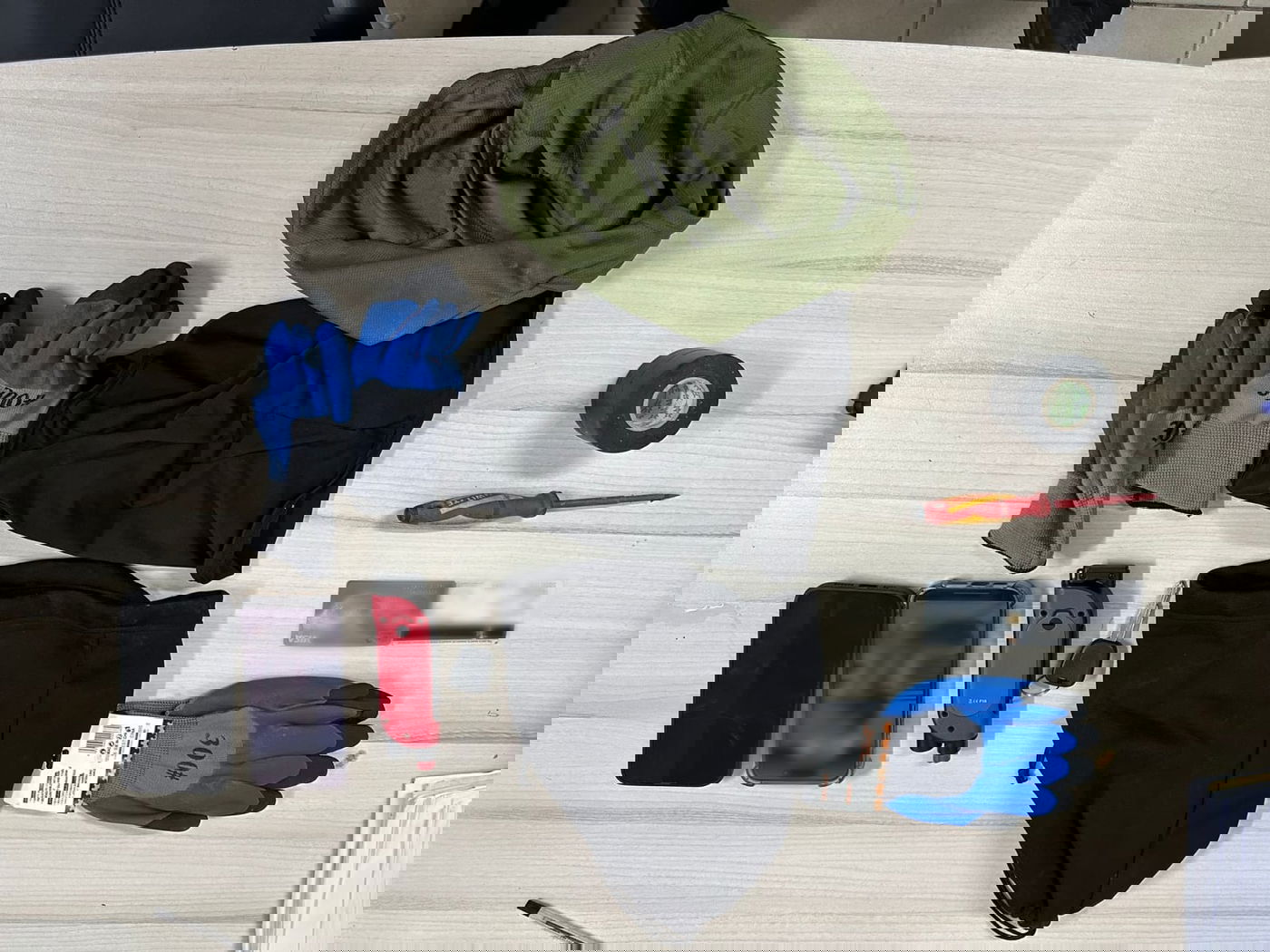 כלי הפריצה של חברי הכנופיה