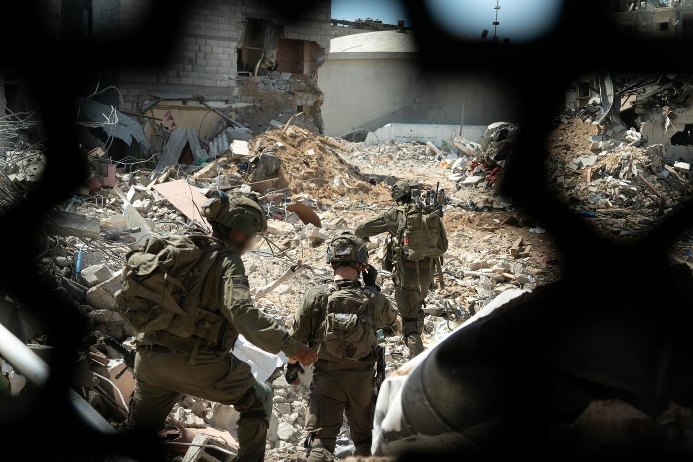 לוחמי צה"ל ברצועת עזה במהלך מלחמת חרבות ברזל