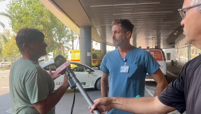 מנהל יחידת הטראומה באיכילוב בהצרה לתקשורת