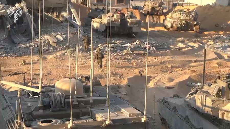 צפו: פעילות כוחות צה"ל ברצועת עזה