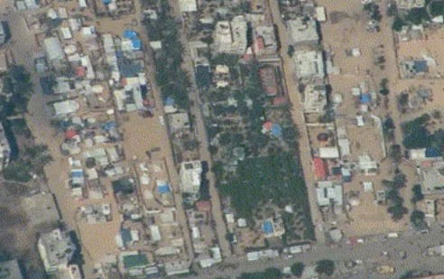 עזה במבט מהאוויר