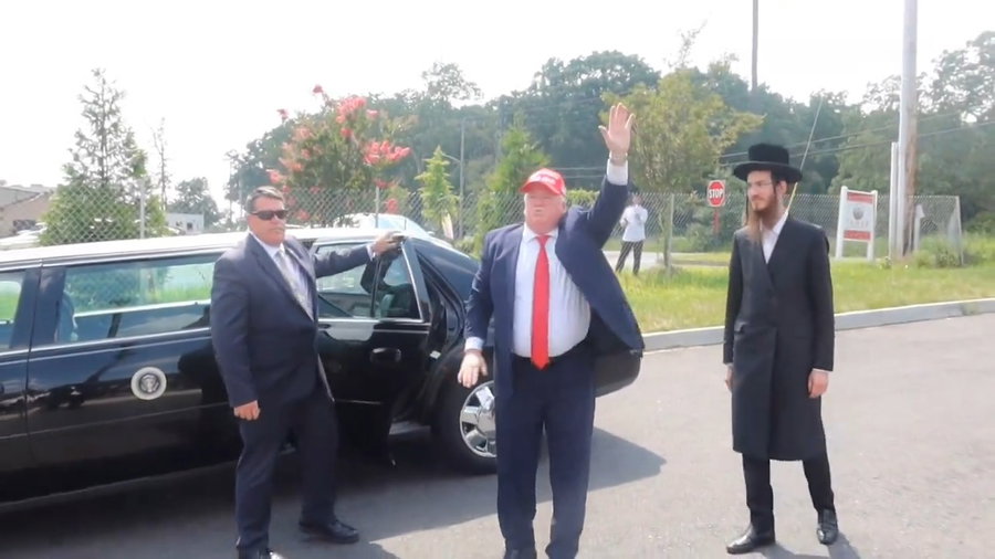 "טראמפ" מגיע לקעמפ החרדי