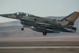 מטוס f16 בדרכו להפציץ מחבלים בלבנון