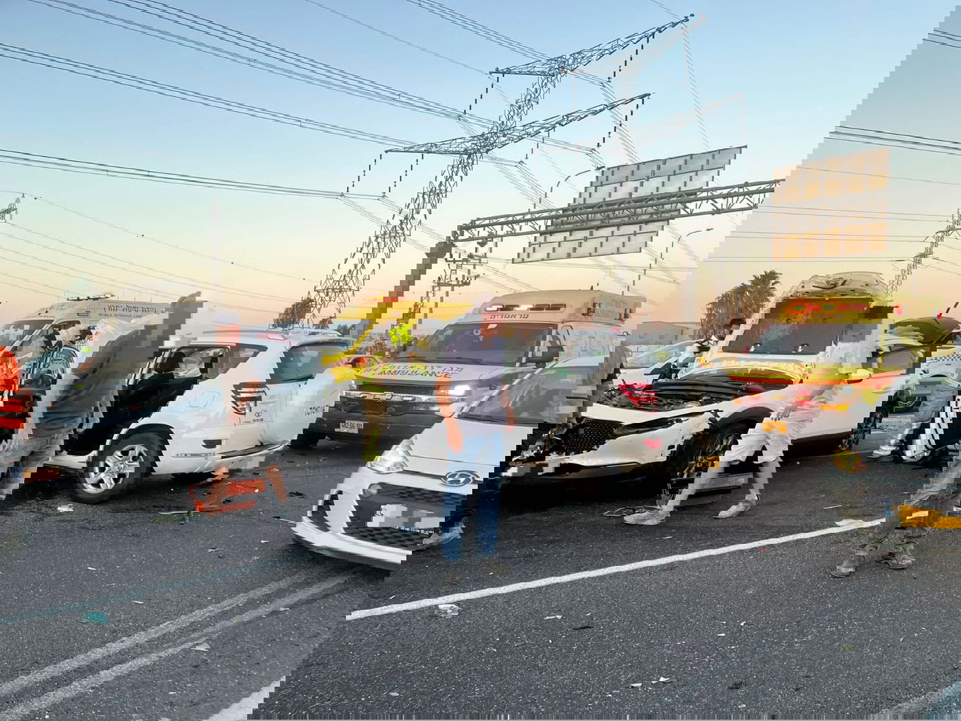 זירת התאונה