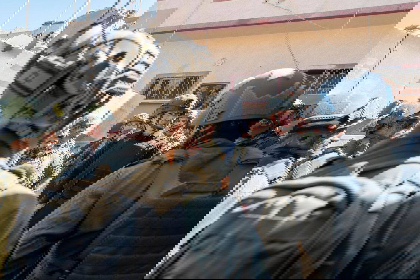 שר הביטחון יואב גלנט בציר פילדלפי בדרום רצועת עזה