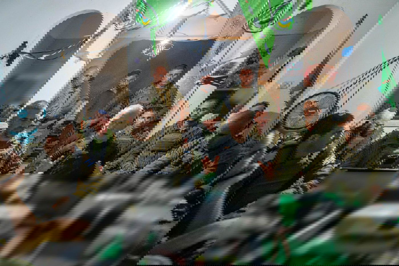 שר הביטחון יואב גלנט בציר פילדלפי בדרום רצועת עזה