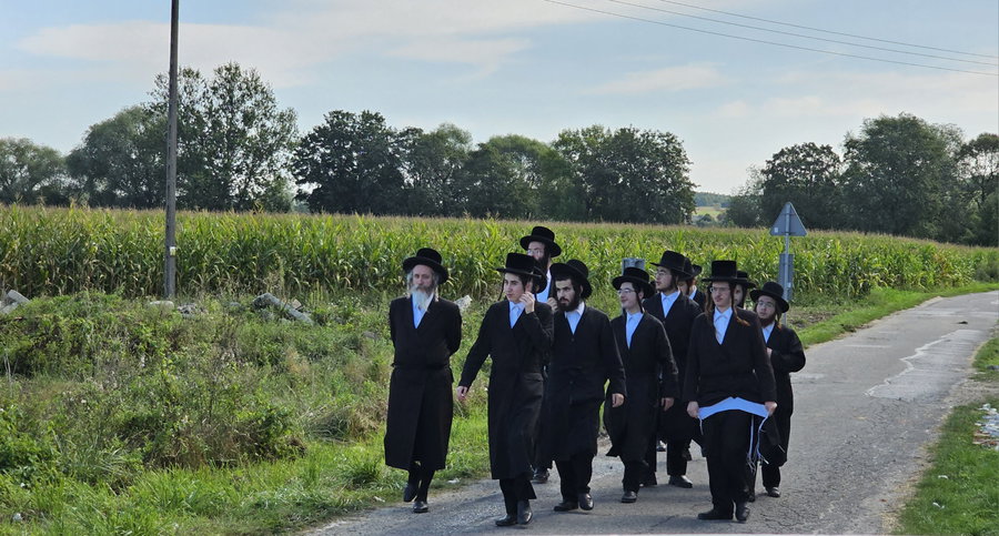 האדמו"ר מרחמסטריווקא ספרינג וואלי, בעיירת דינוב