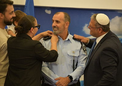 איתמר בן גביר ומפכ"ל המשטרה בימים טובים יותר