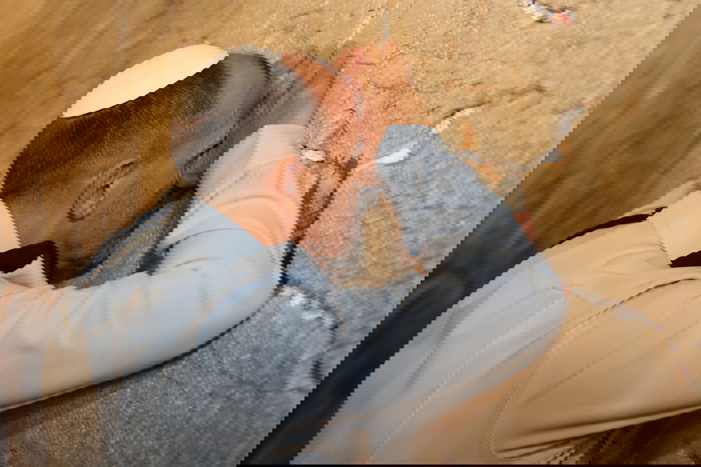 מפכ"ל המשטרה הנכנס רנ"צ דני לוי בכותל המערבי