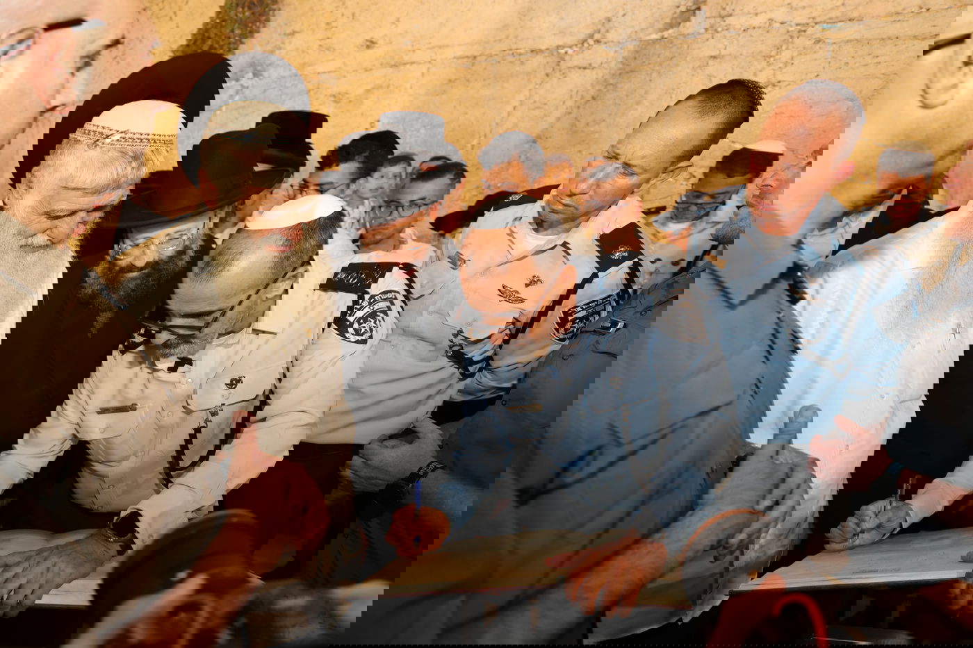 מפכ"ל המשטרה הנכנס רנ"צ דני לוי בכותל המערבי