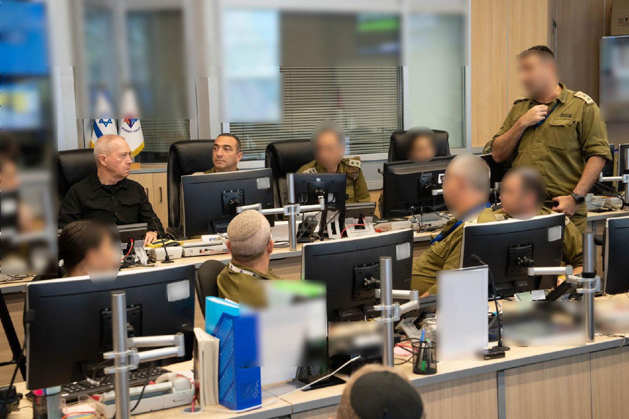 גלנט בהערכת מצב באגף מבצעים של צה"ל אחרי מתקפת המנע על חיזבאללה