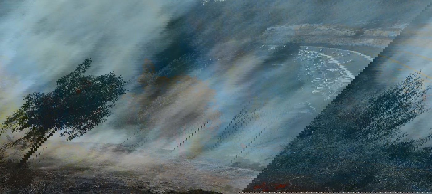 השריפה בכביש 1