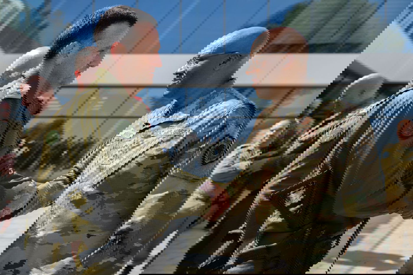 ביקור יו״ר המטות המשולבים של צבא ארה״ב, הגנרל ק. בראון ג׳וניור עם הרמטכ״ל, רב-אלוף הרצי הלוי