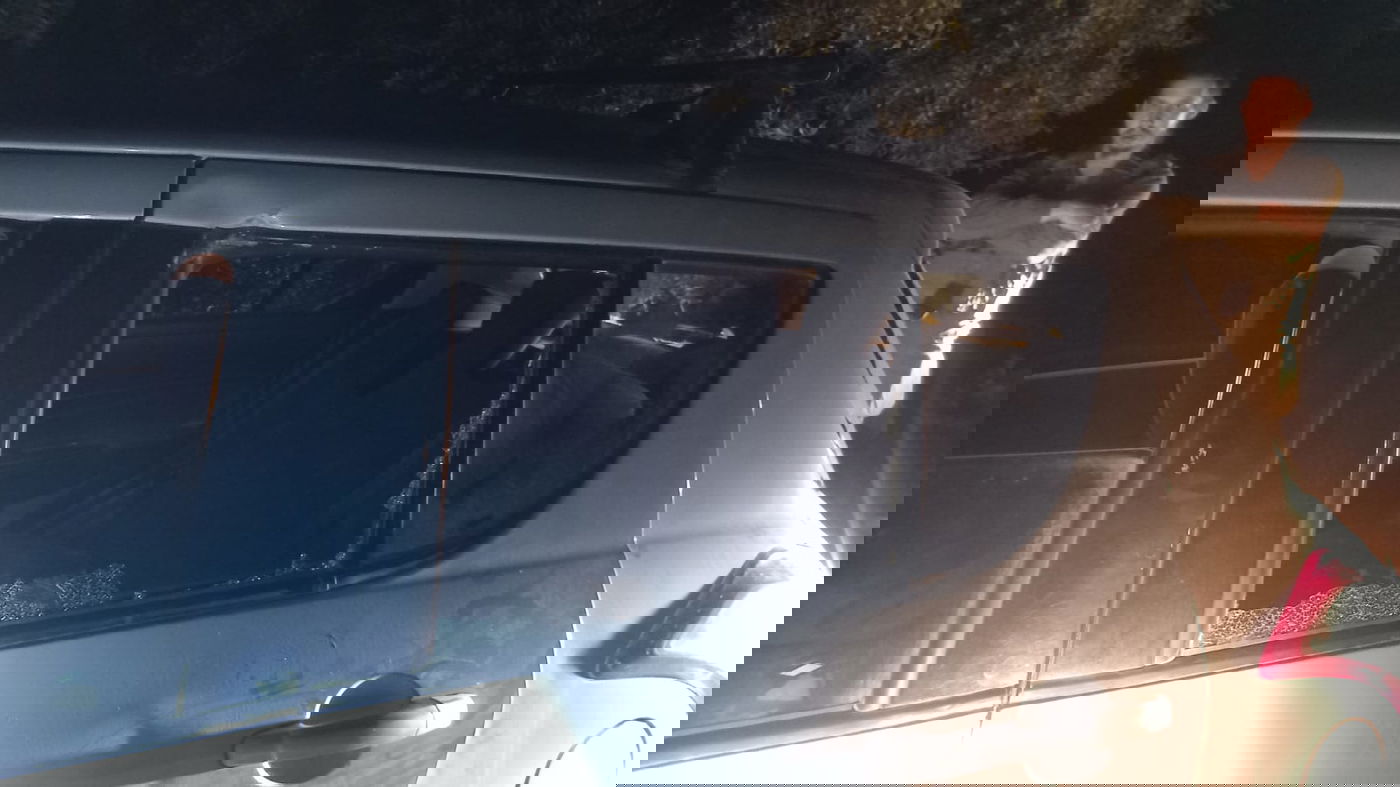 הרכב המנופץ הלילה בשומרון